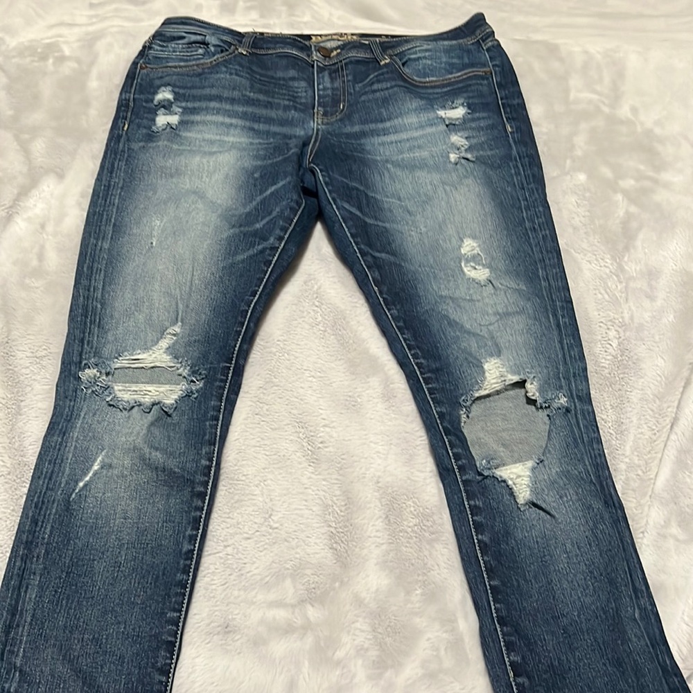 Buckle Black Ripped Jeans - Picture 3 of 6